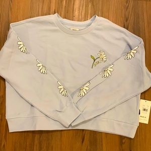 NWT RVCA Crop Sweatshirt
